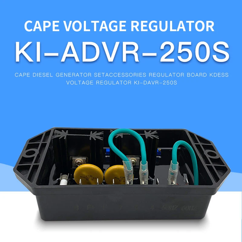 Купи KI-ADVR-250S Diesel Generator Set Cape Voltage Regulator 95S Voltage Regulator AVR Automatic Voltage Auto Engine Parts за 3,385 рублей в магазине AliExpress