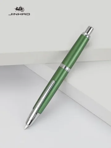 JINHAO 10 перьевая ручка  иридистое золото EF/F — фото устройства