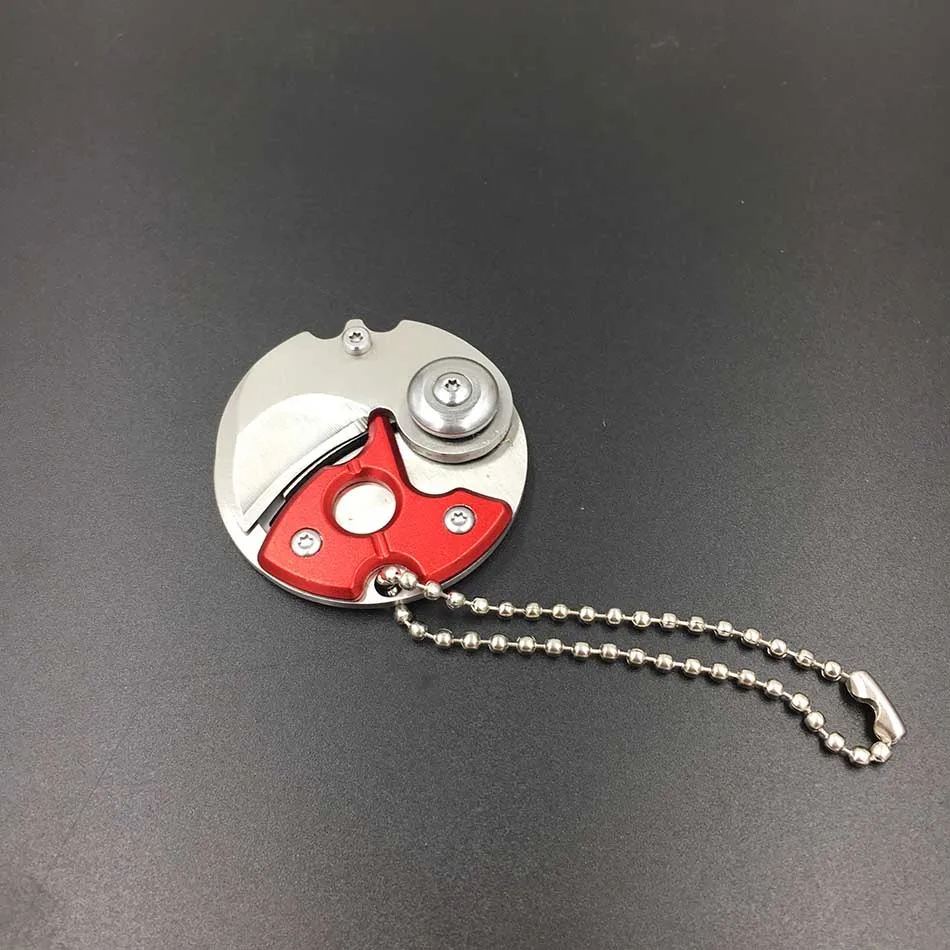 Складной нож из углеродного волокна и стали с ручкой для выживания в кемпинге