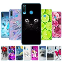 lite phone cases on honor 20 lite back cover bumper etui coque silicone tpu soft protection russian version