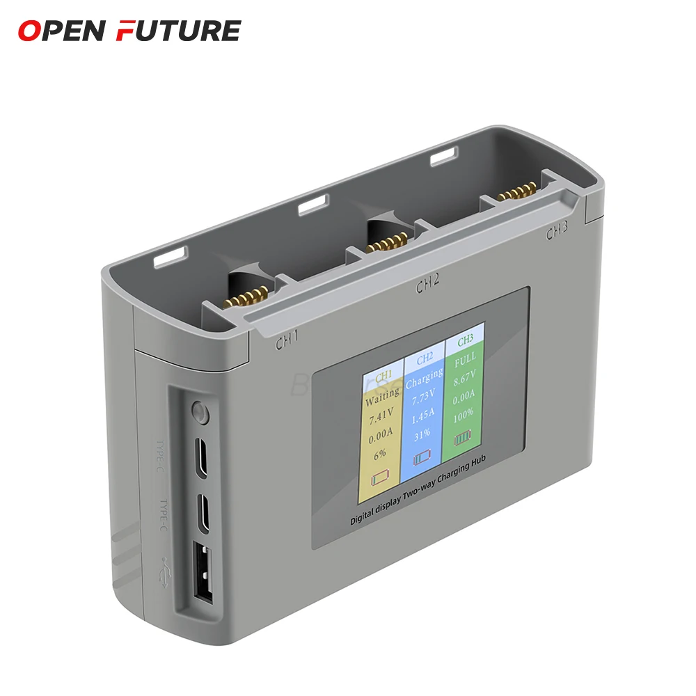 

Зарядный концентратор для DJI MINI 2/MINI SE, двухсторонний аккумулятор, цветной экран, Батлер, USB зарядное устройство, пульт дистанционного управл...