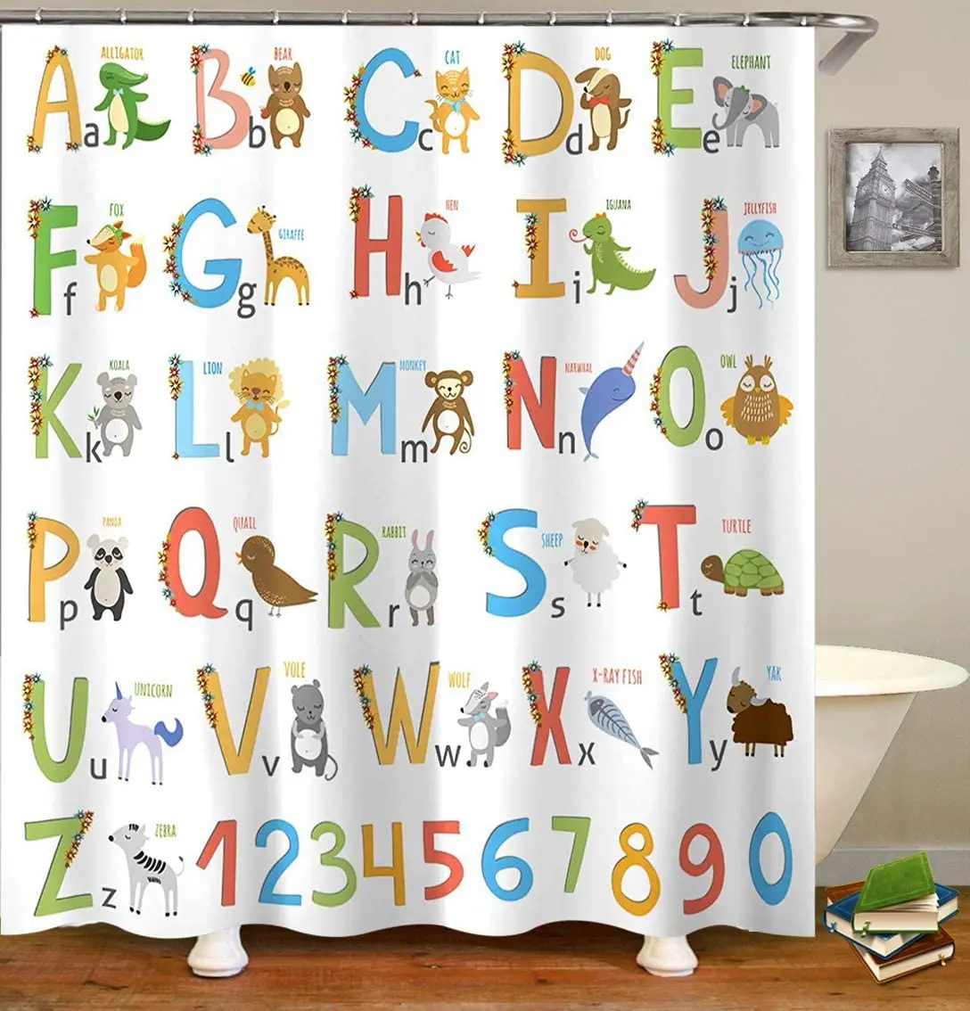 

Занавеска для душа в африканском стиле с изображением Льва