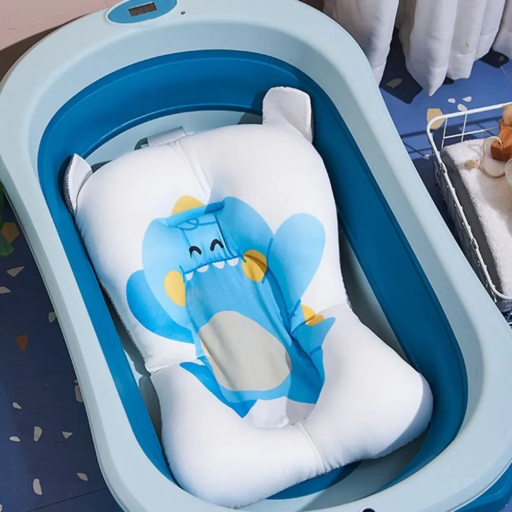 

Plastic Baby Bath Cushion Portable Baby Care Product Dinosaur Infant Bathtub Pad Anti-slip Shower Support Mat Newborn