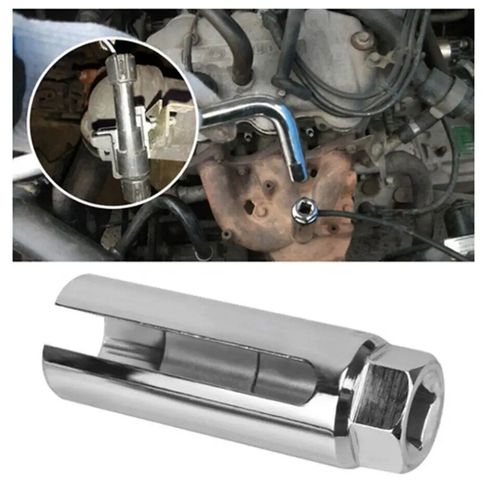 

1Pcs Universal Car Oxygen Lambda Sensor Socket 22mm Sensor Repair Remover Car Maintenance Oxygen Sleeve Tool Wrench Auto J9O3