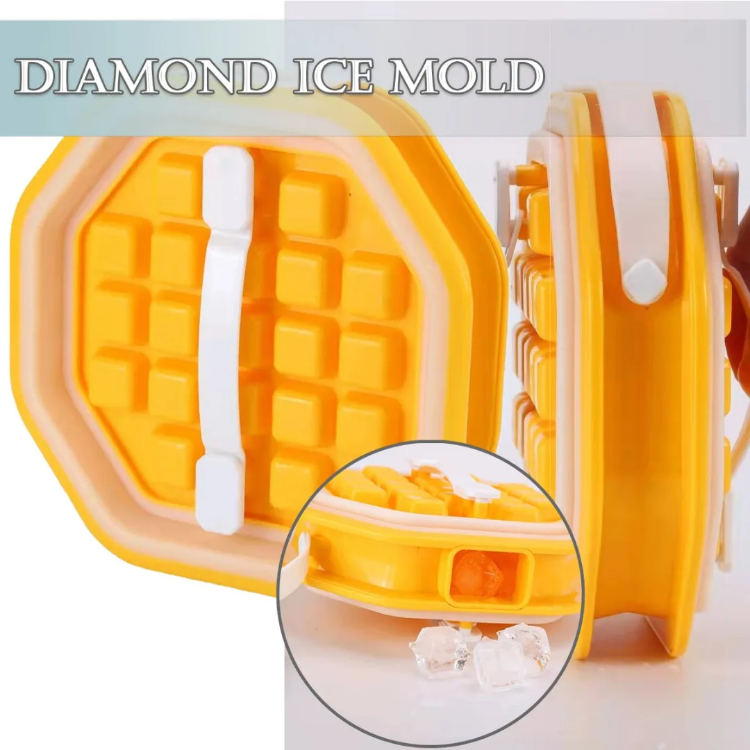 

Устройство для изготовления кубиков льда, поднос для кубиков льда, коробка для замораживания холодильника с крышкой, Выдвижная форма для ку...