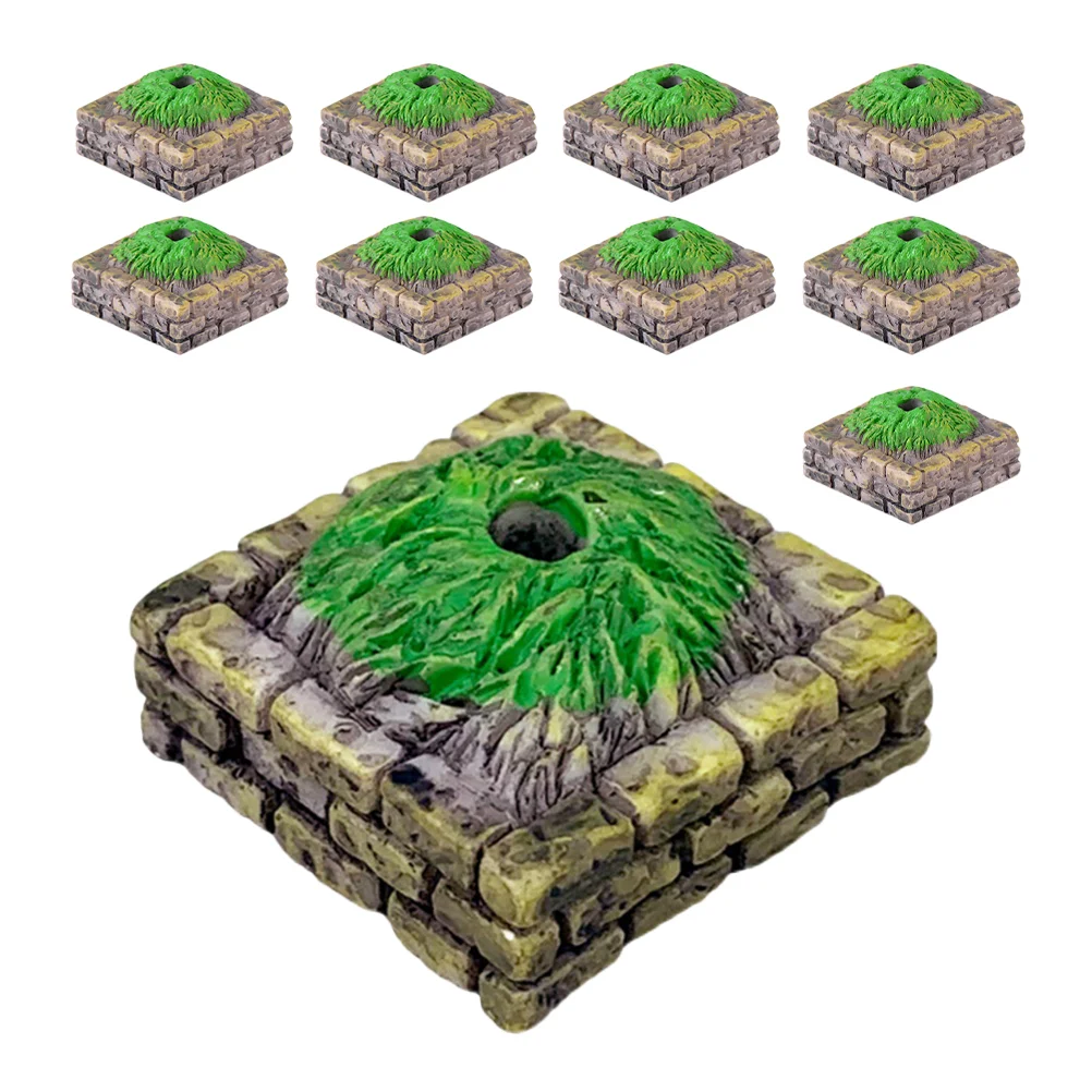 10 шт. дерево алтарь база игрушечный стол аксессуар песчаная модель пират пластик