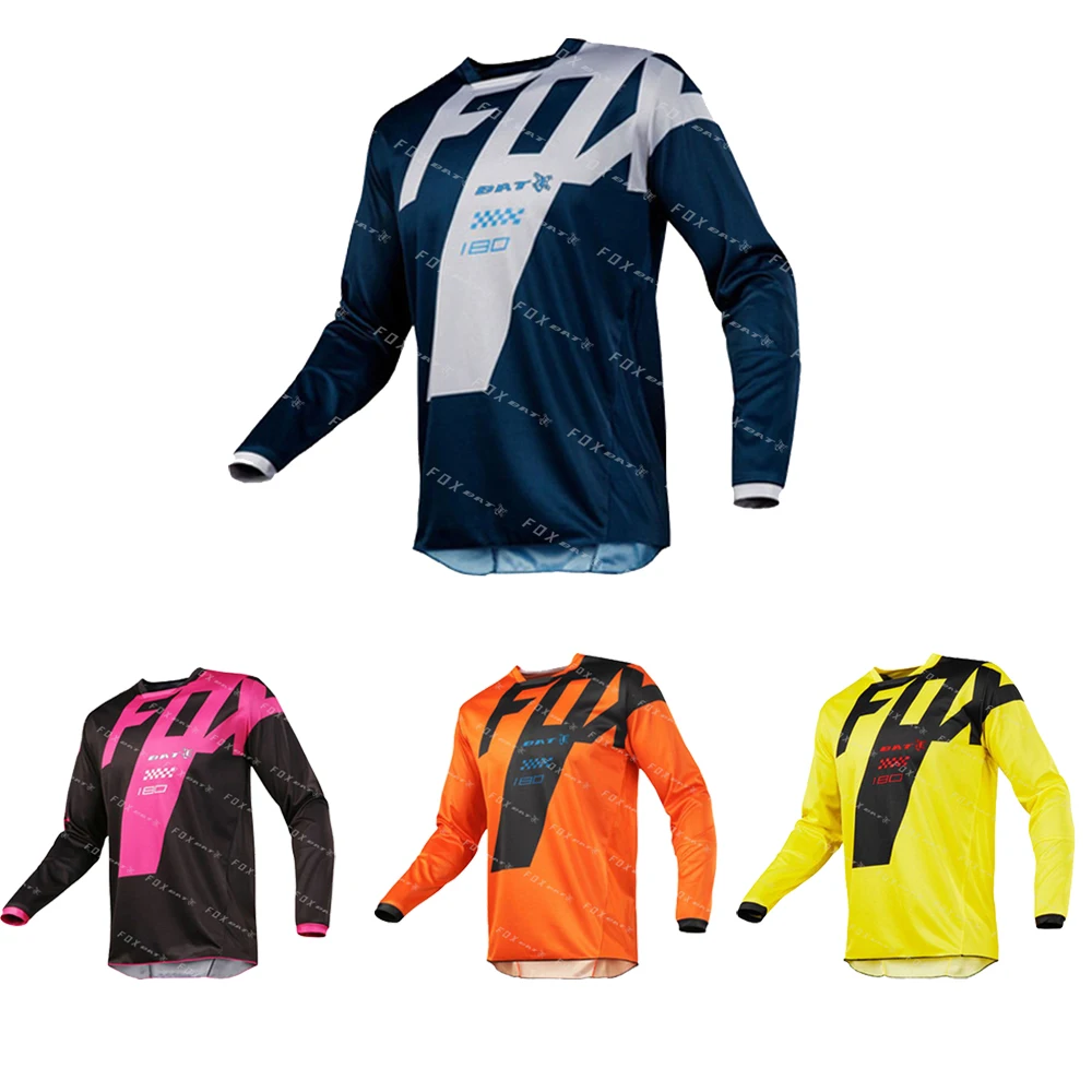 

Men's Motocross Jersey MTB T-Shirts Motorbike Downhill Jerseys For Mountain Biking Teams BATFOX Cycling Jersey