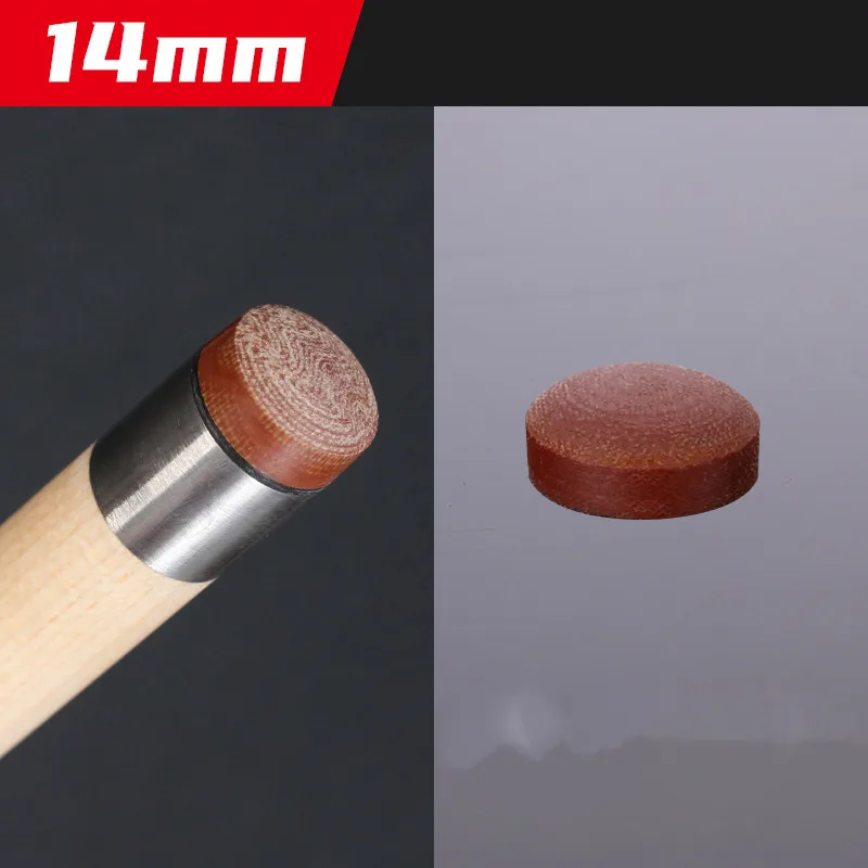 

14mm Break Jump Cue Tips Brown Fiber Tips For Pool Game Cue Billiards Accessories
