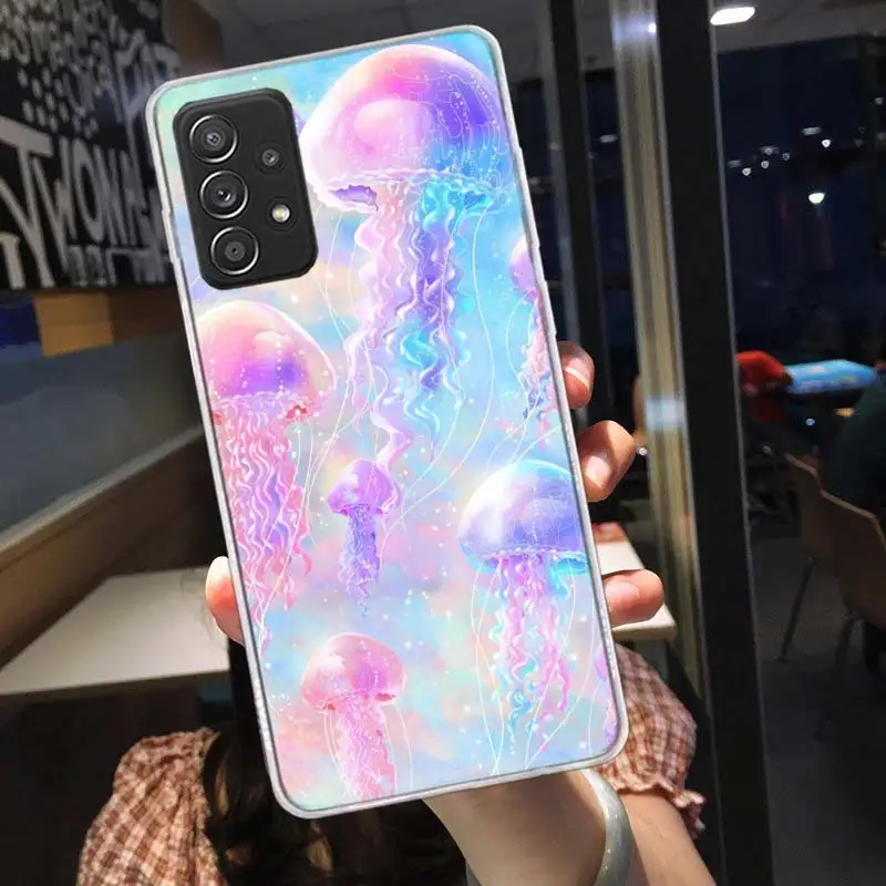 Чехол Magic Jellyfish для телефона Galaxy Samsung S22 Plus S21 S24 ультрапрозрачный чехол S20 S23 FE S10 S10E S9