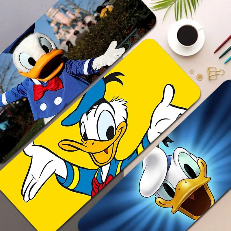 

Большой Офисный Компьютерный коврик Disney «Дональд Дак», нескользящий коврик для мыши, клавиатуры, ноутбука, 90 х40 см
