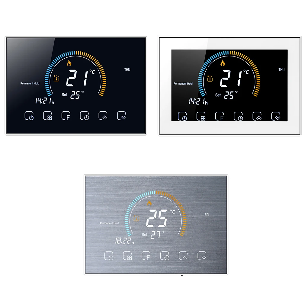 

Programmable Room Thermostat with Backlit LCD Touch Screen Water Heater Controller BHT-8000-GA New Arrivals