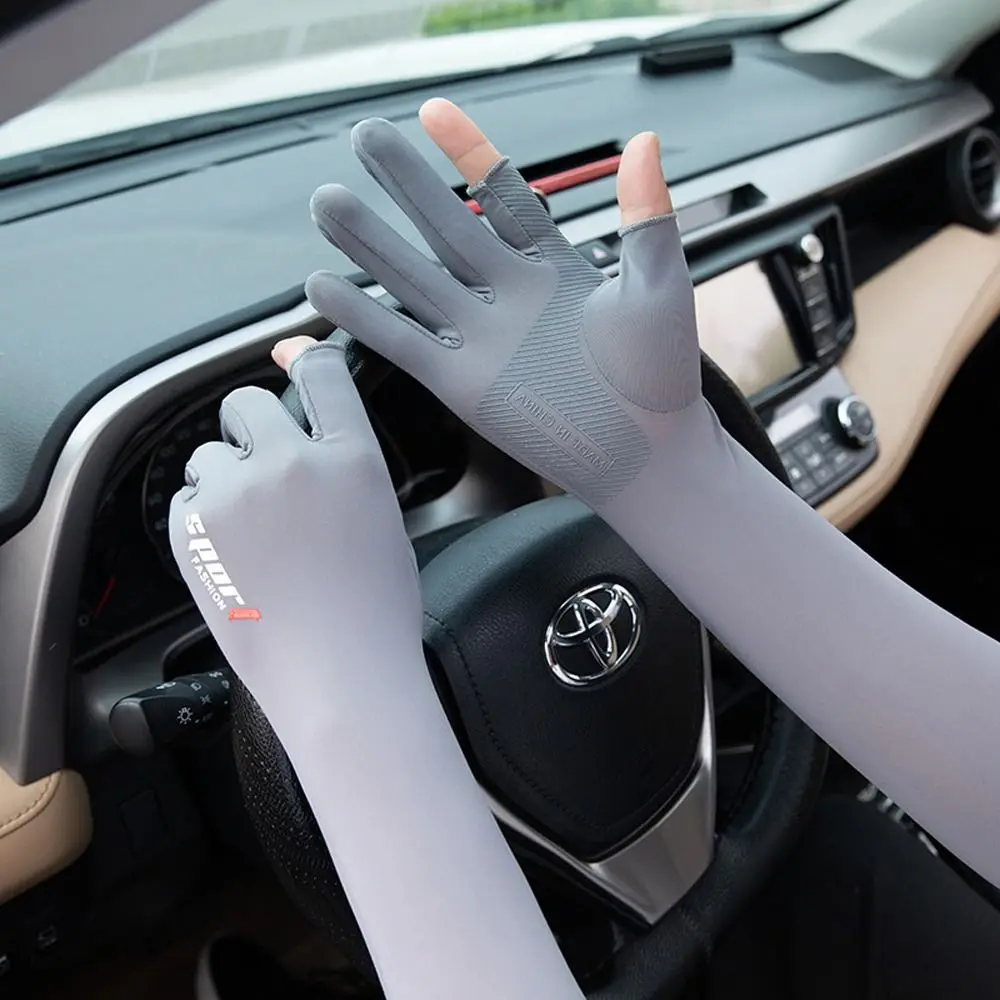 

Рукава унисекс с охлаждением для мужчин и женщин, спортивные перчатки для бега, защиты от УФ-лучей, уличные рукава для рыбалки, велоспорта, вождения