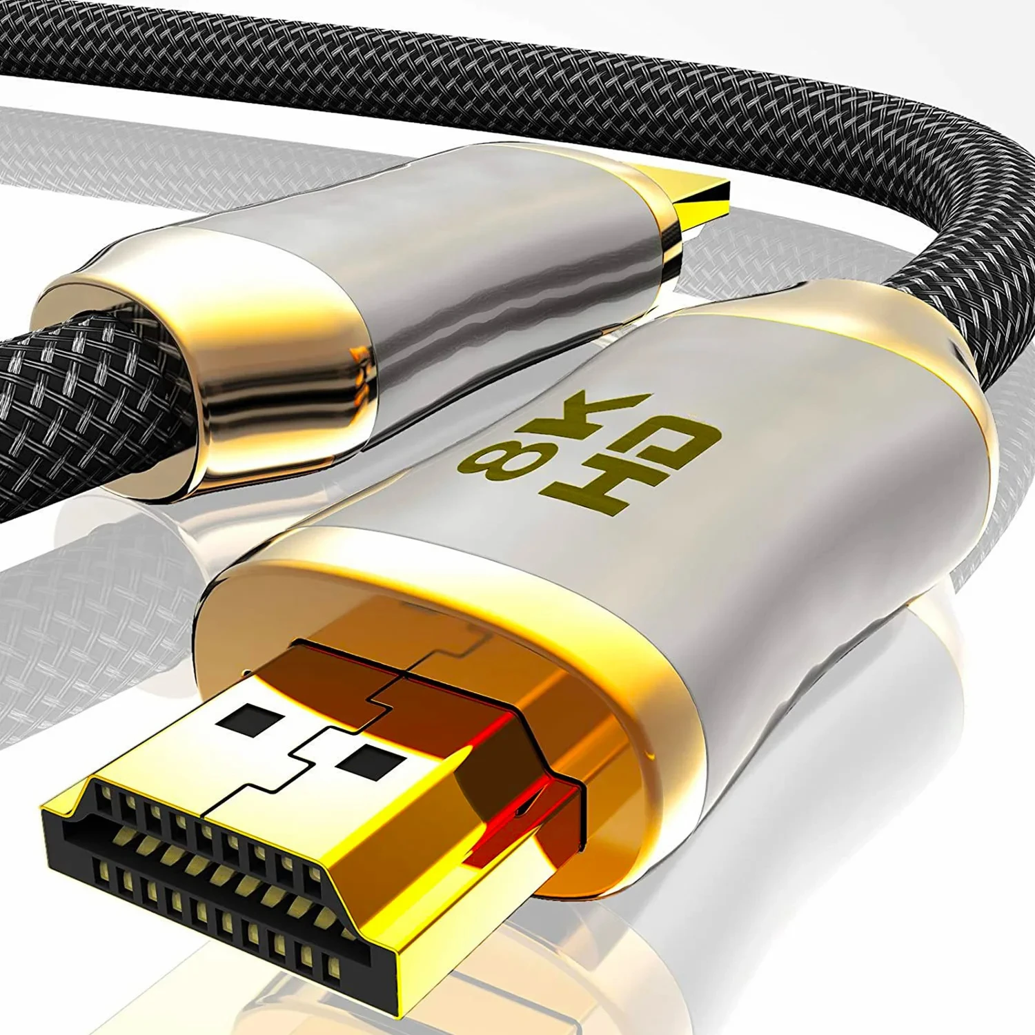 Новый HD 2.1 ТВ-компьютерный адаптер 8K HD-проектор 8K60 Гц Экран дисплея Ps5 Кабель