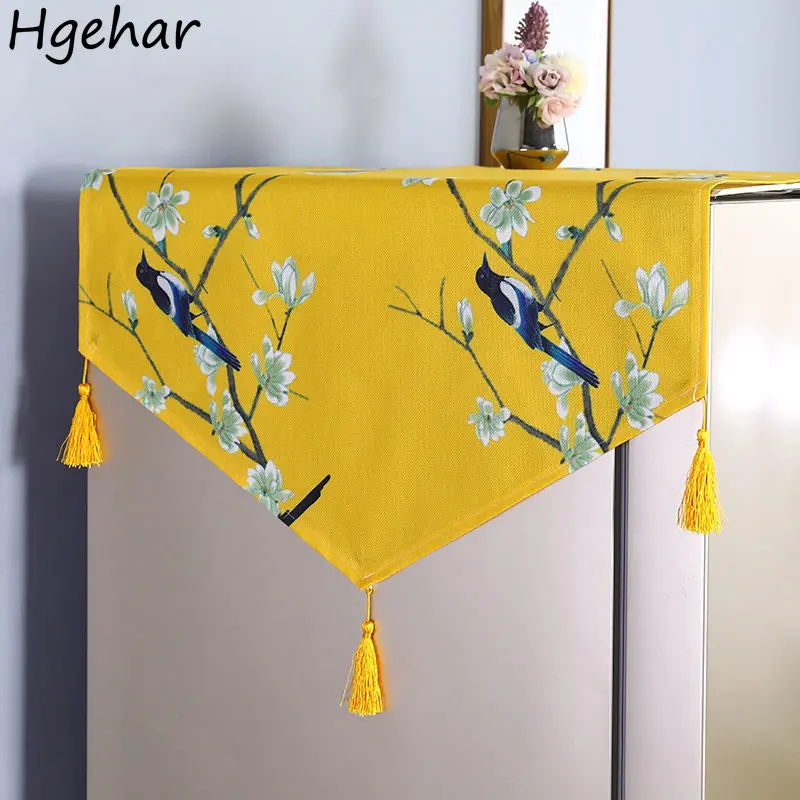 Скандинавские современные чехлы на холодильник бытовой кухонный пылезащитный