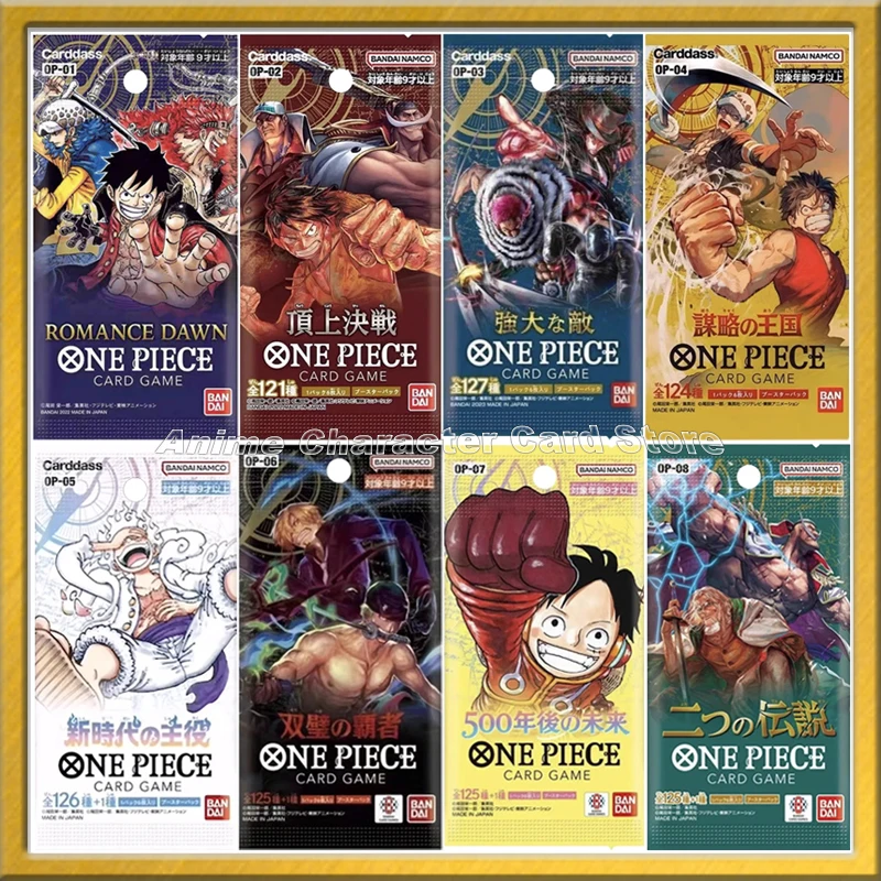 Оригинальная цельная карта Bandai из японского аниме OPCG TCG OP-01/02/03/04/05/06/07/08 EB01 PRB01