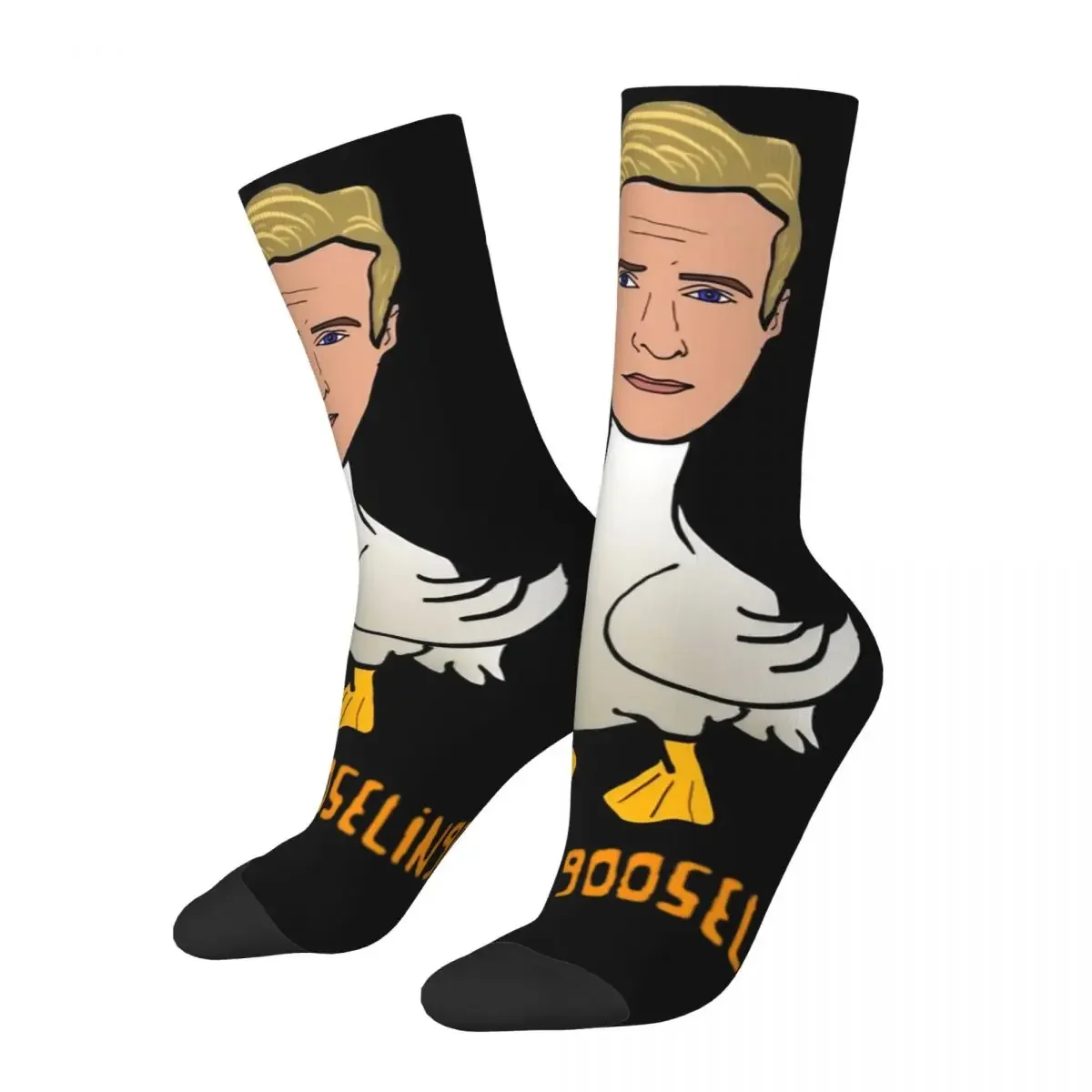 Пародия Райан Gooseling дизайн экипировки для мужчин дышащие носки