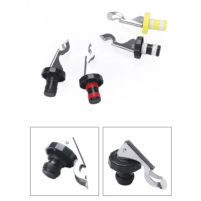 

Stainless steel Champagne Stopper Wine Stopper Sparkling Wine Bottle Plug Cap Seal Convenient Stopper For Bottle Bar Accessories