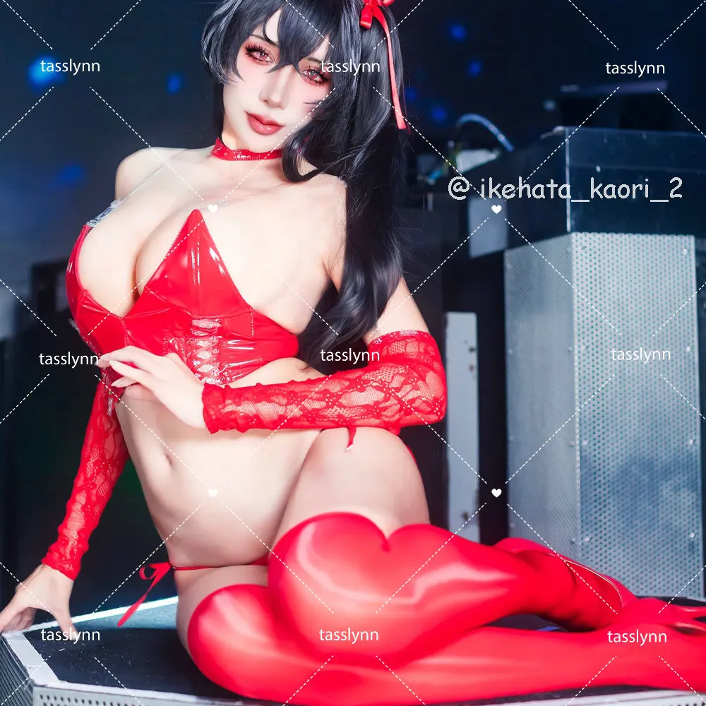 Купальник для косплея L2D IJN Taihou комплект Красного бикини костюм кролика летний