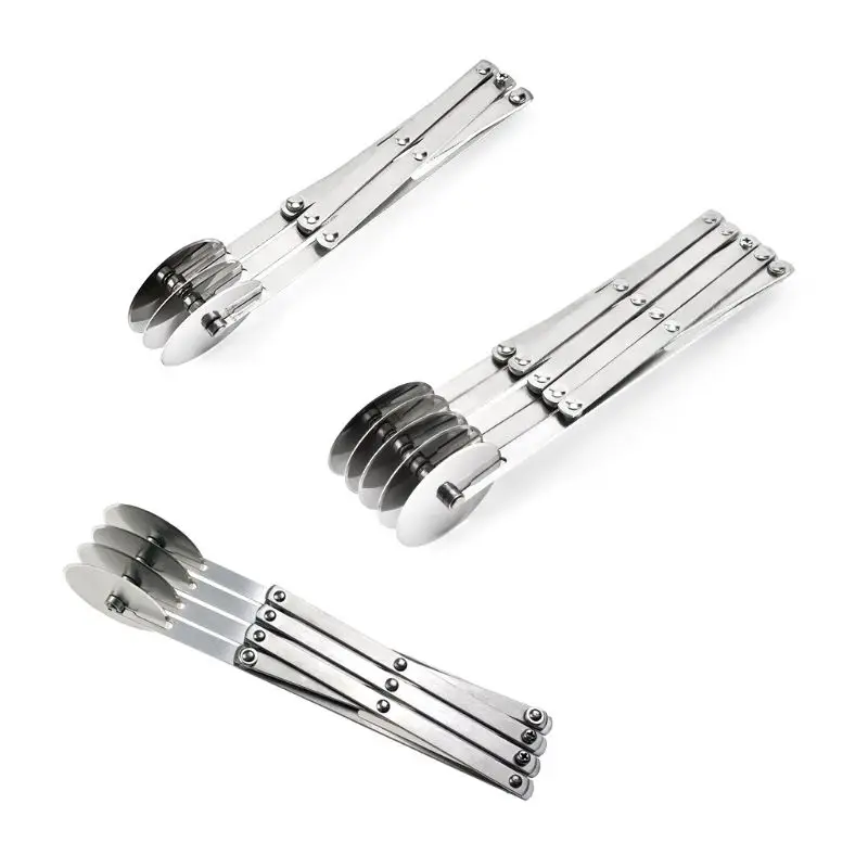 

3/4/5 дюймов, круги, нержавеющая сталь, резак для пиццы, гибкая Овощечистка для выпечки теста, аксессуары для кухни, инструмент для выпечки 367A