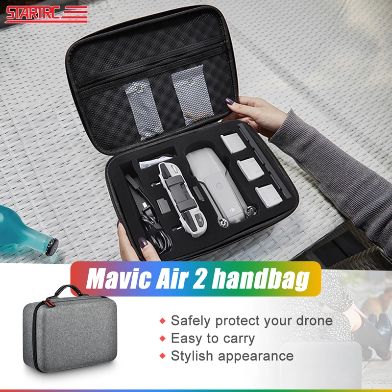 

DJI Mavic Air 2 Storage Bag Portable Carrying Case Travel Hand Bag Large Capacity HandBag for DJI Mavic Air 2 Drone Accessories