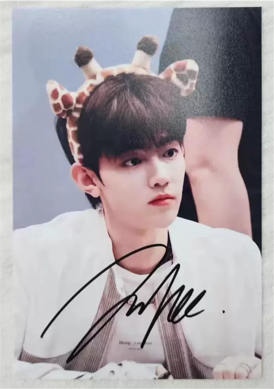 ZB1 ZeroBaseOne Zhang Hao HAN YU JIN автографная ручная фотография