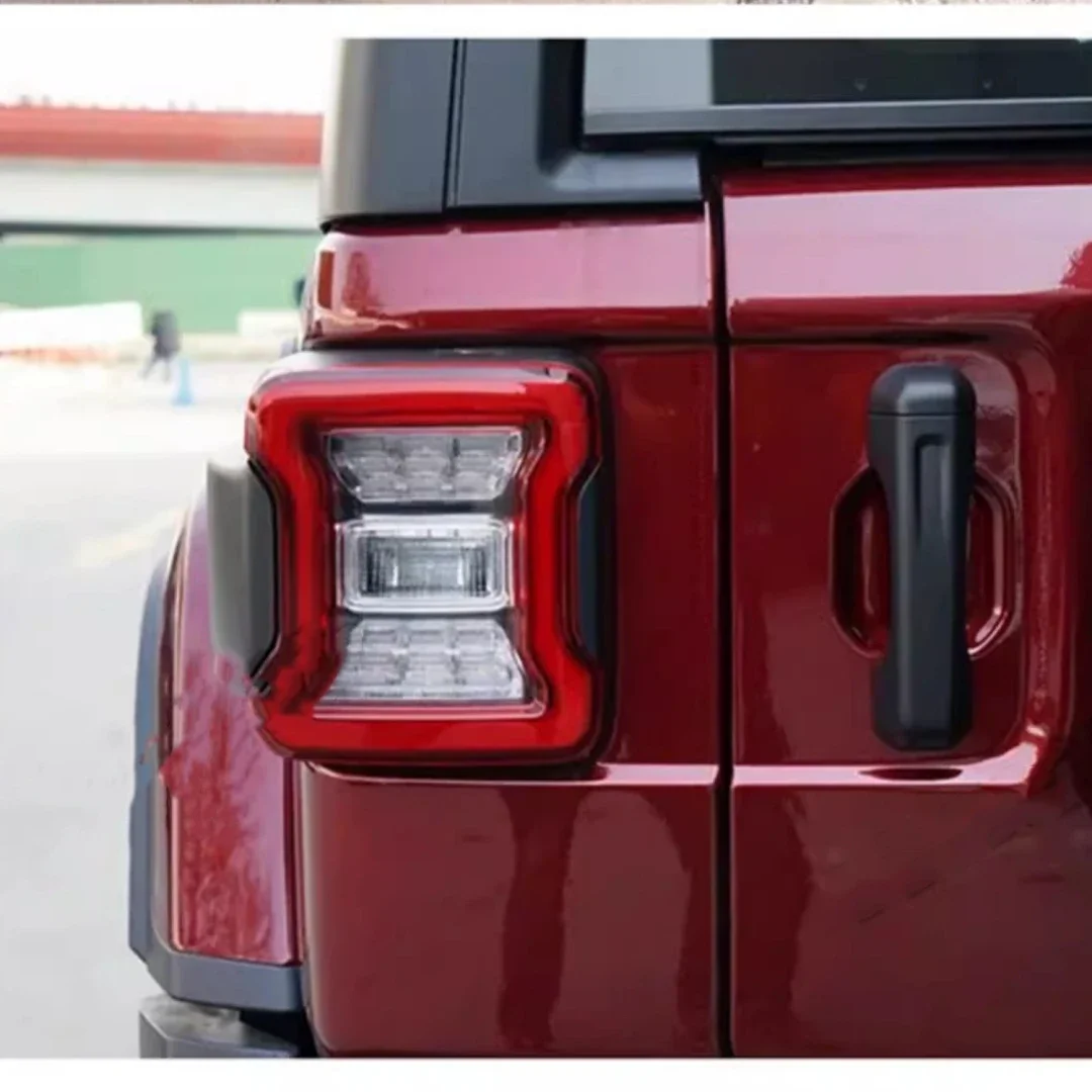 Пара светодиодных задних фонарей в сборе для Jeep Wrangler JK 2007-18 модифицированных