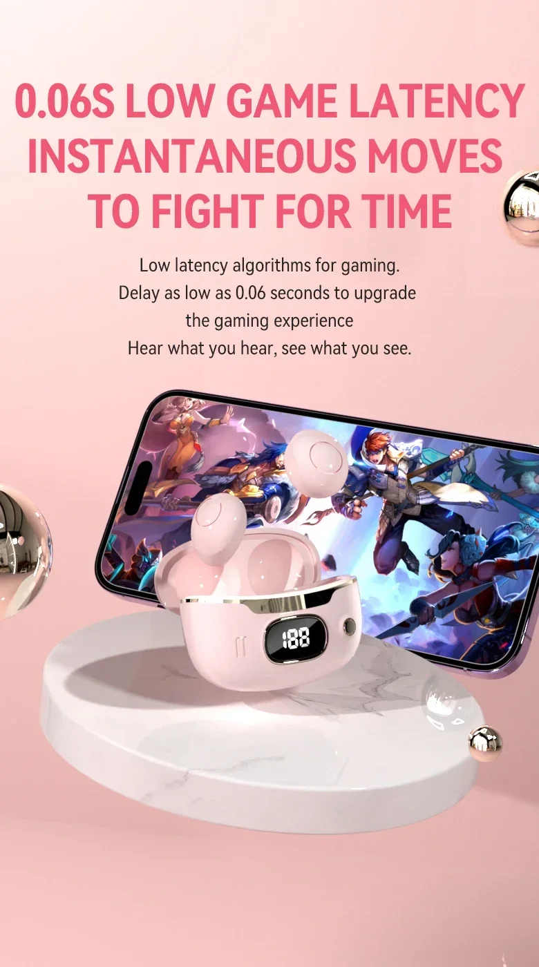 Мини-наушники для сна беспроводные Bluetooth-наушники невидимые маленькие