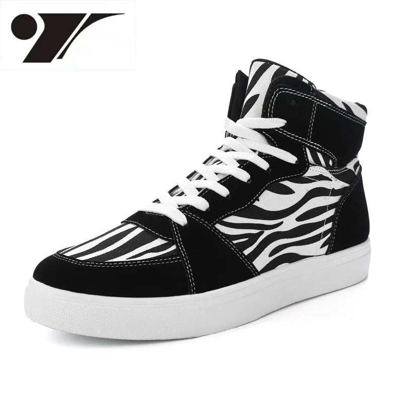 

Модная Новая мужская обувь, повседневные холщовые туфли с принтом зебры, удобные женские кроссовки, Легкая удобная обувь