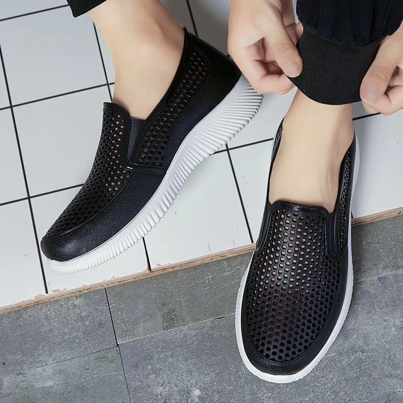 Breathable Beach Outdoor Aqua Bathroom Anti-slip Shoes Summer Men's EVA Hole Quick-Drying Wading Water Slipper Sandals Light