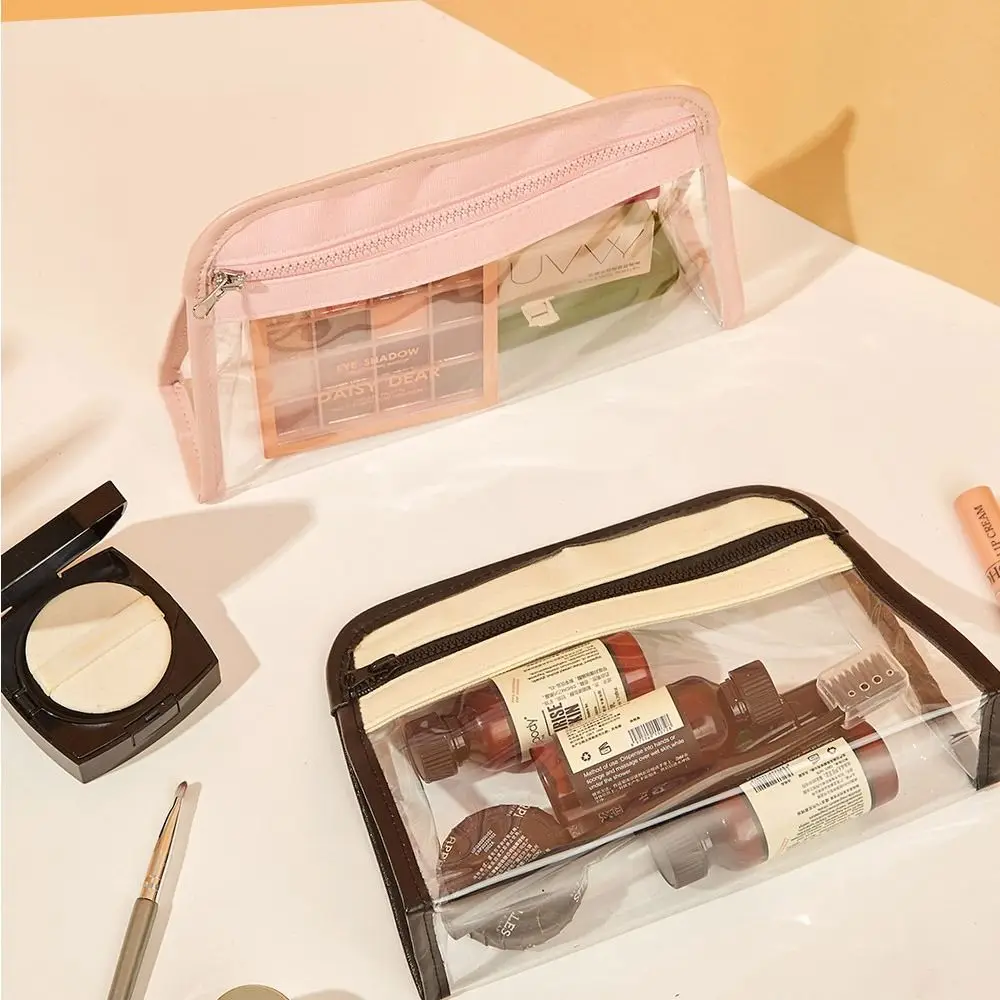 

Toiletry Bag Travel Female Wash Pouch Makeup Organizer Storage Bag Bath Storage Makeup Case Transparent Cosmetic Bag