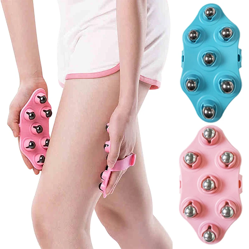 

Seven Beads Steel Ball Massager Back Leg Facical Massage Head and Neck Stainless Roller Relax Manual Muscle Stimulator