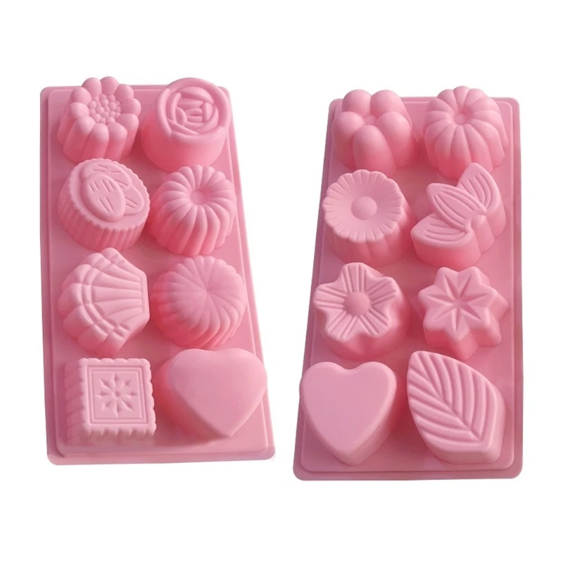 

3 Pcs Fondant Cake Candy Biscuits Mould DIY Baking Decorating Tool for Dessert