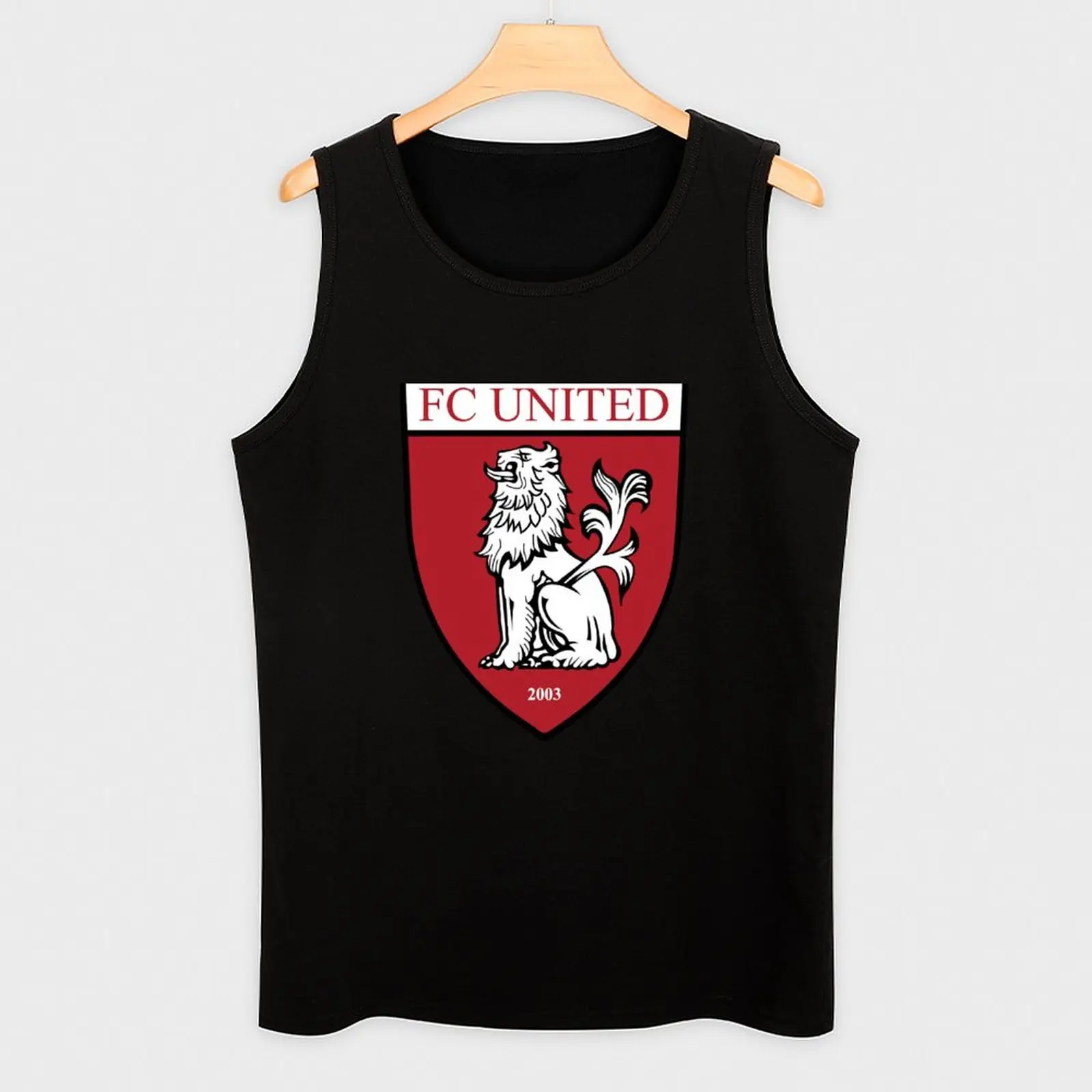 Фото Chicago FC United с логотипом usl Tank Top хлопковые футболки мужские Жилет №3