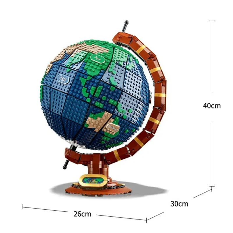 

2585 PCS The Terrestrial Globe Compatible 21332 66980 Building Blocks Bricks Model Birthday Christmas Gifts Toys IN STOCK
