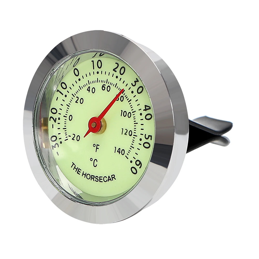 

Зажим Для Вентиляционного Отверстия Автомобиля, Мини-светящийся Термометр, Гигрометр, Автомобильный Стайлинг