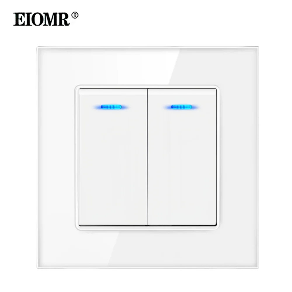 

EIOMR Белая хрустальная розетка с USB Type-C 16А 230В