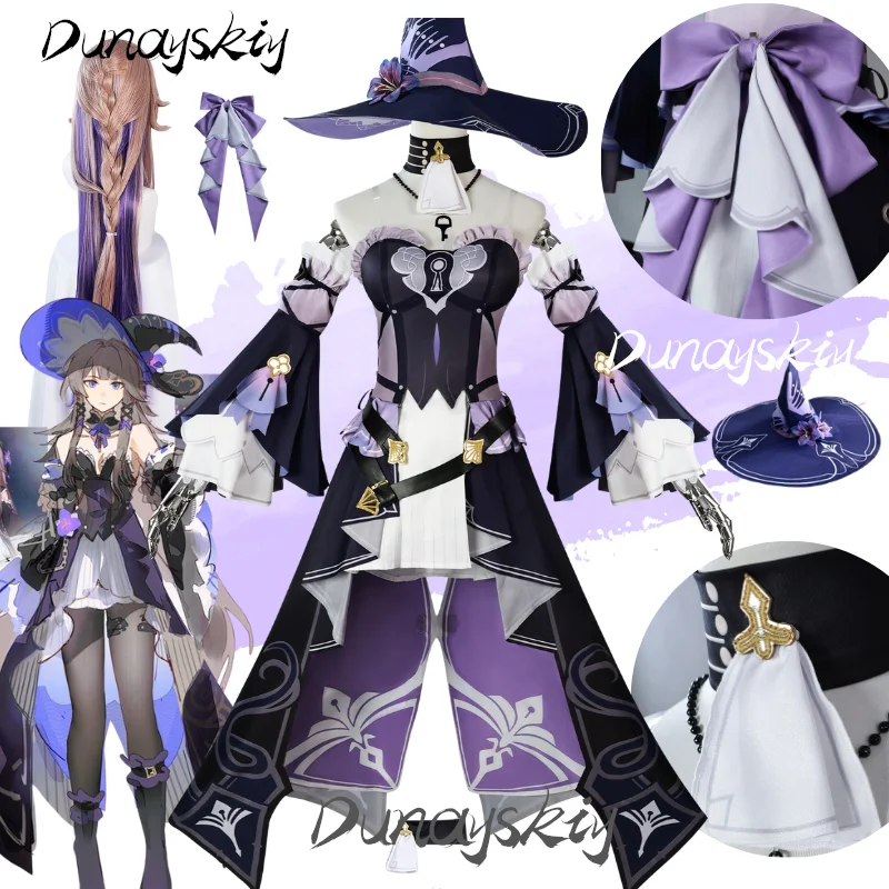 Игра Honkai: Star Rail Herta SpaceStation Heita Black Tower Рождественское платье Костюм Косплей
