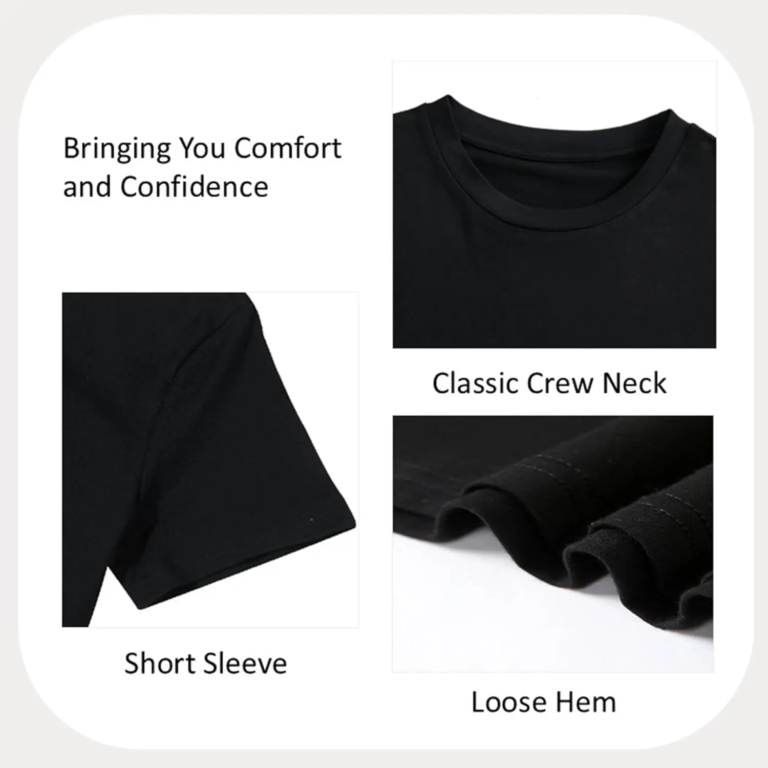 Женская повседневная футболка с круглым вырезом и короткими рукавами Peace Love Cure