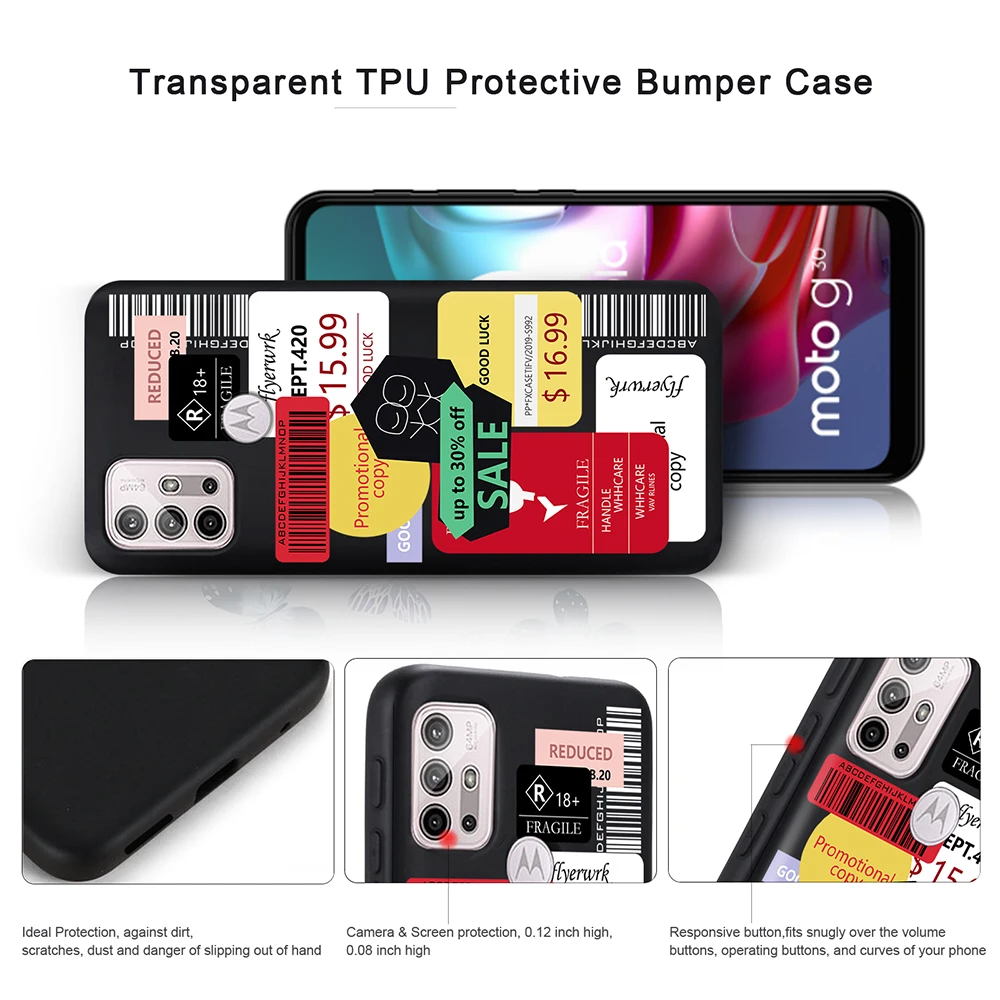 hot air ticket travel new york los angeles case for motorola moto g9 play e7 g7 plus power g 5g plus g30 g60s e40 e20 soft cover free global shipping