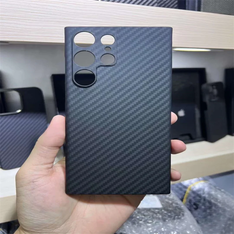 For Samsung Galaxy S23 Ultra MagSafe Magnetic Carbon Fiber  Phone Protective Cover Galaxy S23 S23 Plus  Aramid Fiber Case