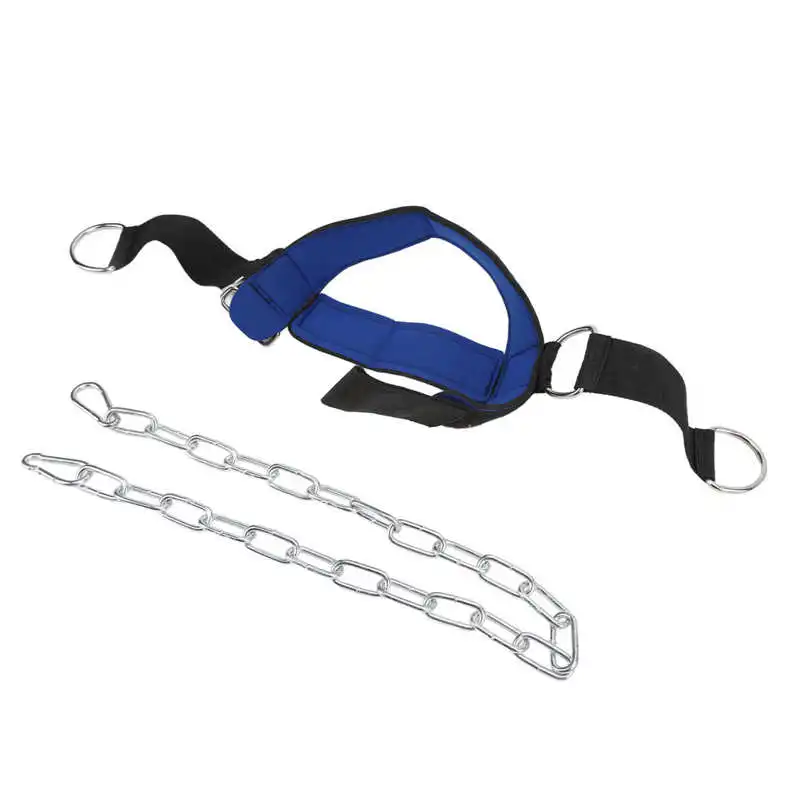 

Neck Harness Sports Neck Harness Adjustable with Steel Chain for Strength Training