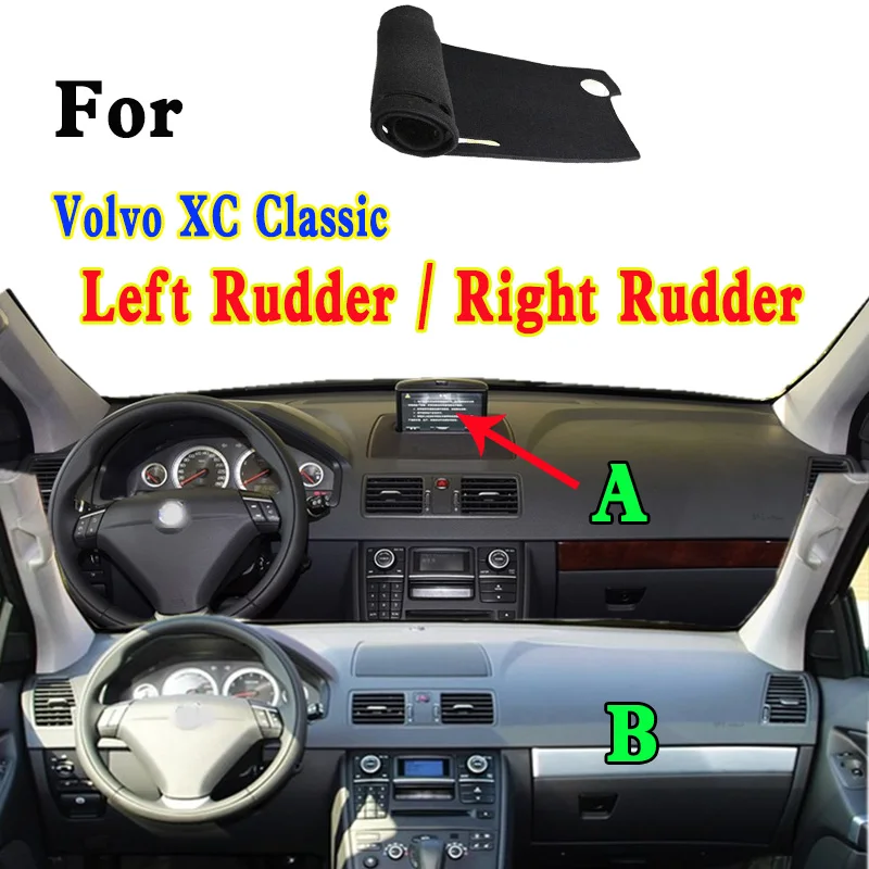 

For Volvo XC Classic Accessories Car-Styling Dashmat Dashboard Cover Instrument Panel Insulation Sunscreen Protective Pad