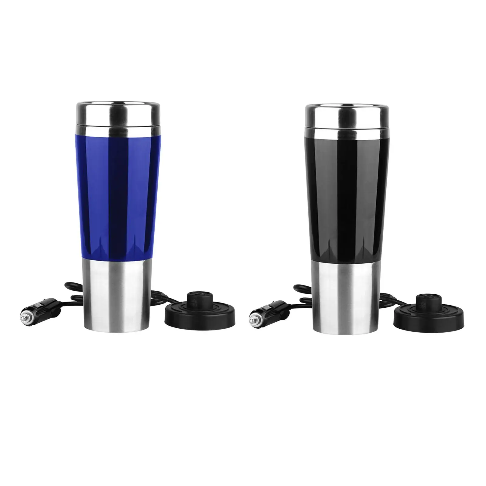 

Portable 12V Car Kettle Boiler, Stainless Steel 450ml Heating Warmer Heated