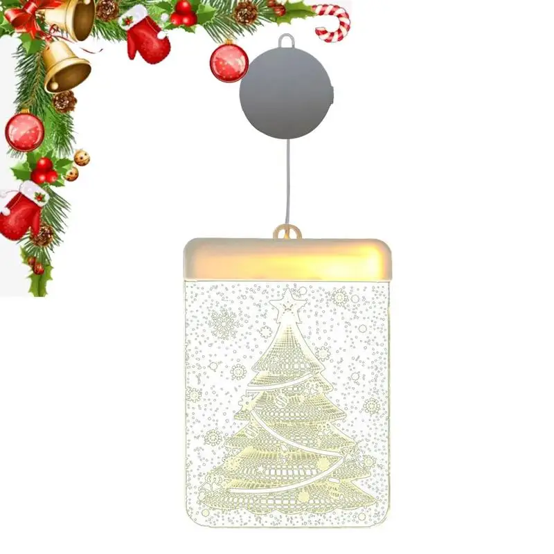 

Christmas Window Led Sucker Lamp Window Decor With Suction Cups S Curtain Light Led Christmas Hanging Ornament For Christmas