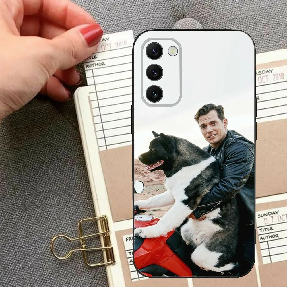 Чехол для телефона Actor H-Henry C-Cavill Samsung S24 23 22 30 21 10 9 Ultra Plus Lite FE 5G черный мягкий чехол