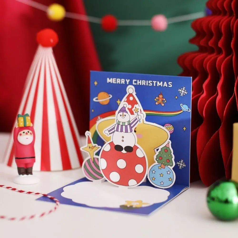 

Подарки, Санта-Клаус, 3D всплывающие фотографические приглашения, открытки с благодарностью, открытки с благодарностью, Рождественская открытка, поздравительная открытка