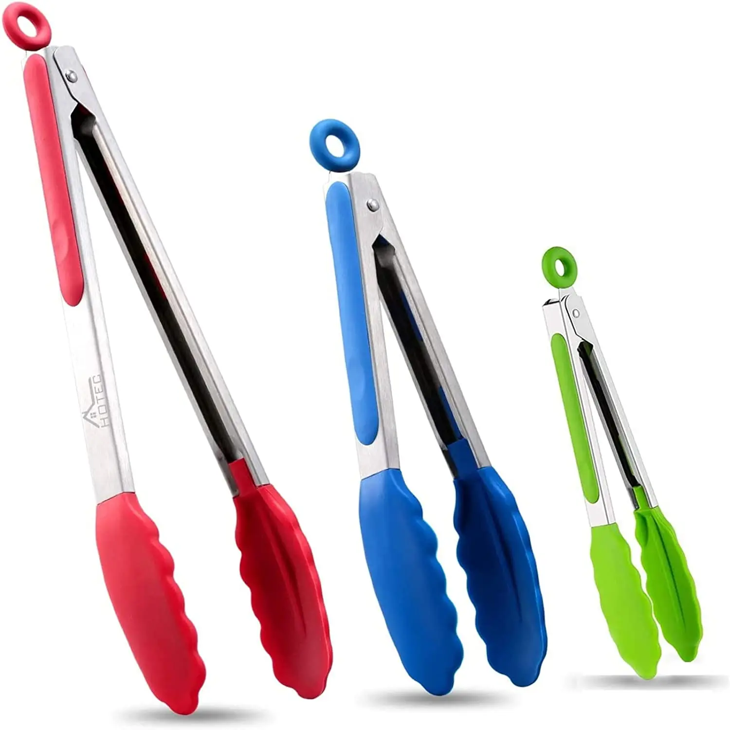 

Stainless Steel Kitchen Tongs Silicone Food Tong Silicone Non-slip Cooking Clip Clamp BBQ Salad Kitchen Clamps With Lock Tools