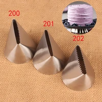 200201202 extra large stainless steel cream cake nozzle icing piping nozzles fondant pastry tip decoration baking tool