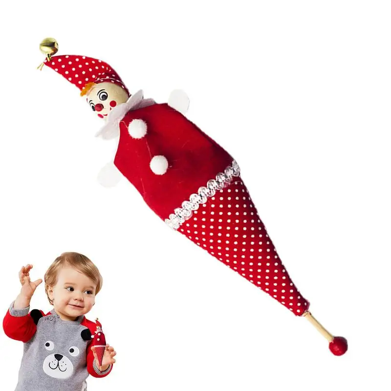 

Детские плюшевые погремушки, выдвижные смайлики, клоун, спрятки, игра, колокольчик, Мягкие развивающие игрушки, подарок для малышей