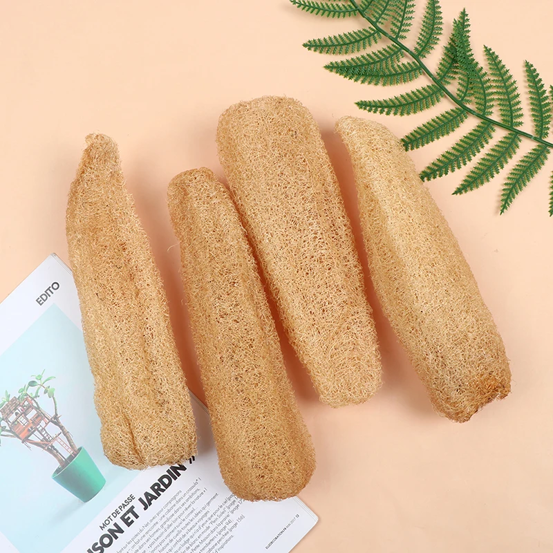 

Full Loofah Biodegradable Loofah Sponge Natural Exfoliating Cellulose Natural Shower Sponge Scrubber For Kitchen Bathroom
